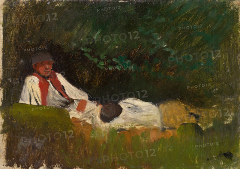 Resting Lovers, 1890-1900.