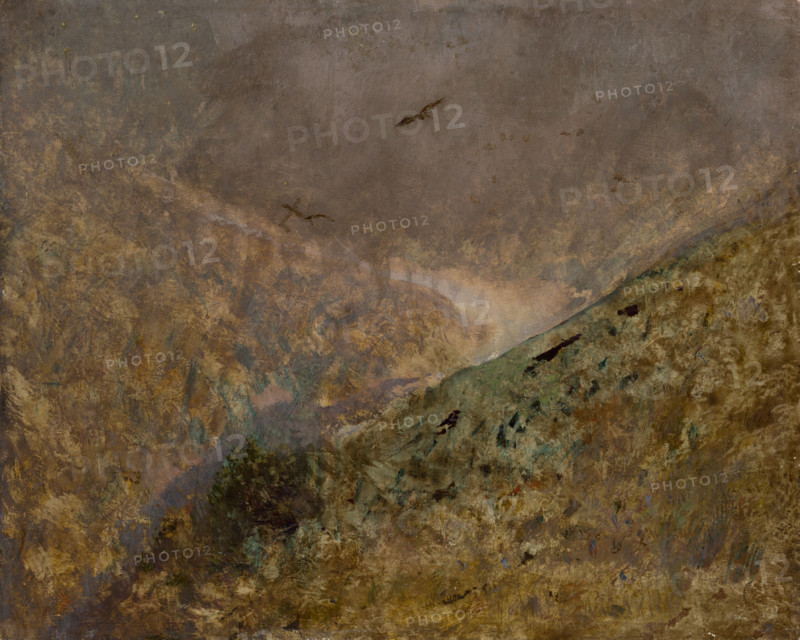 Valley with Birds of Prey, 1890-1900.