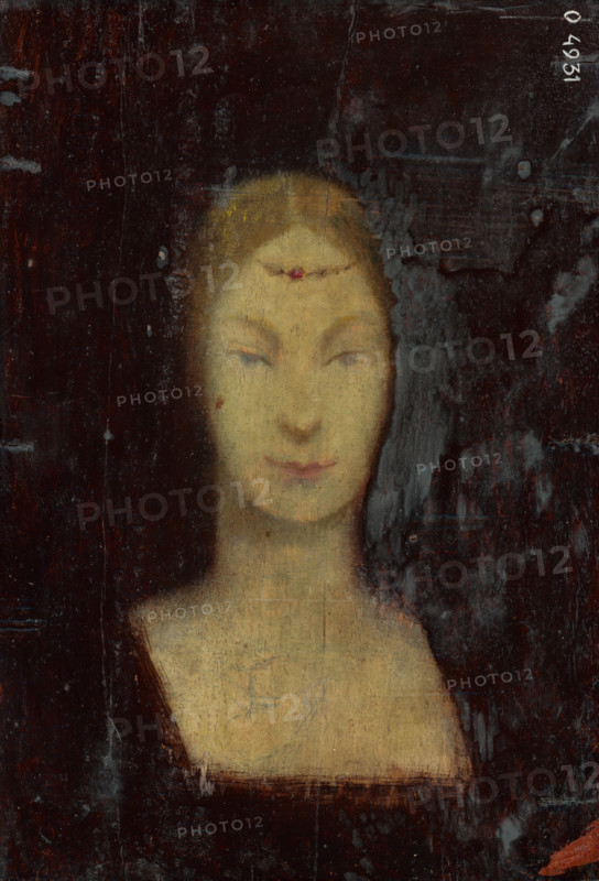 Head of a woman, c1900.