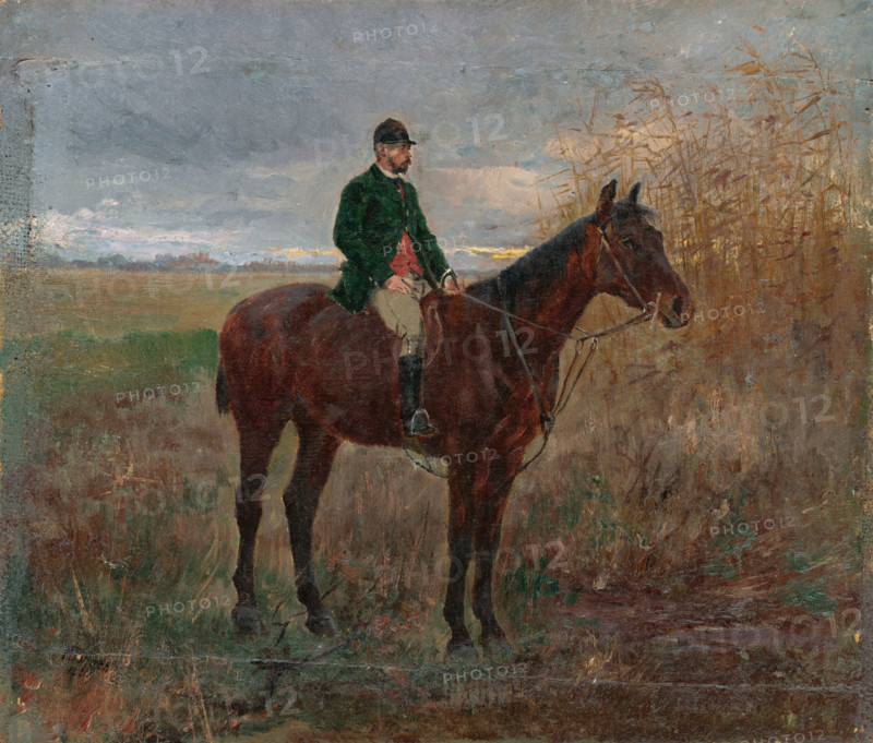 Study of a Rider on a Horse, 1880-1890.