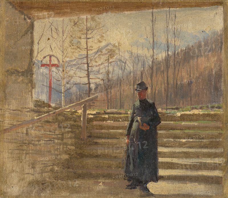 Study of Walking Priest, 1880-1900.
