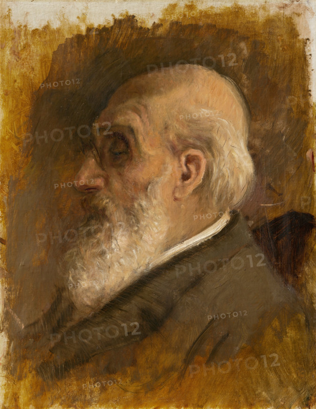 Painter's Father Profile with Pince-nez, 1890-1895.