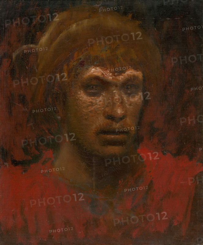 Head of a Rebel Dressed in Red, 1905-1915.