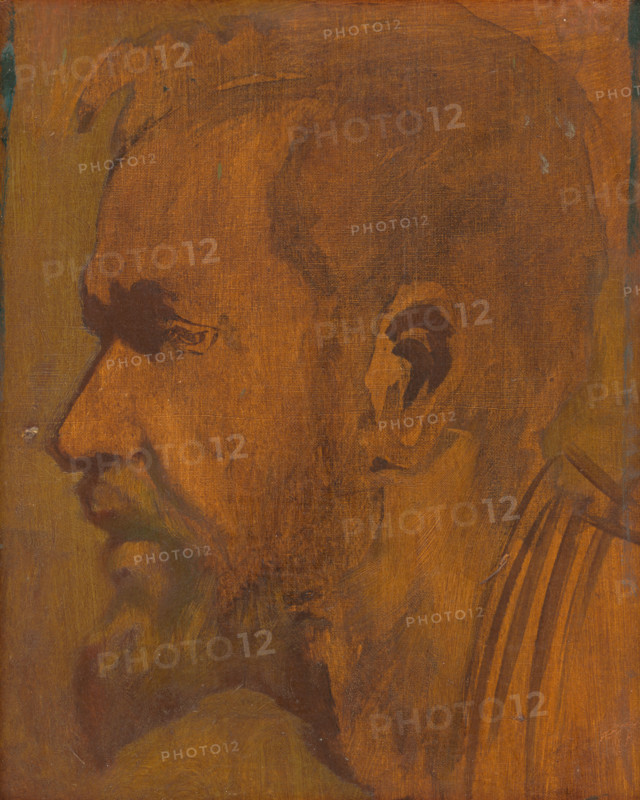Head Study of a Thinker, 1900-1910.