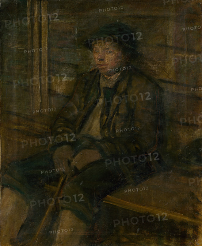 Young Shepherd Sitting, 1908-1910.