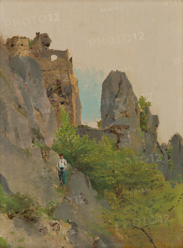 View of the Ruins of Súlov, 1875-1885.