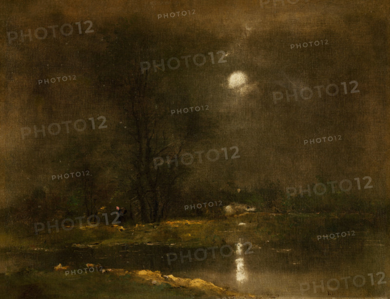 Evening Lakeside Landscape, 1885-1895.