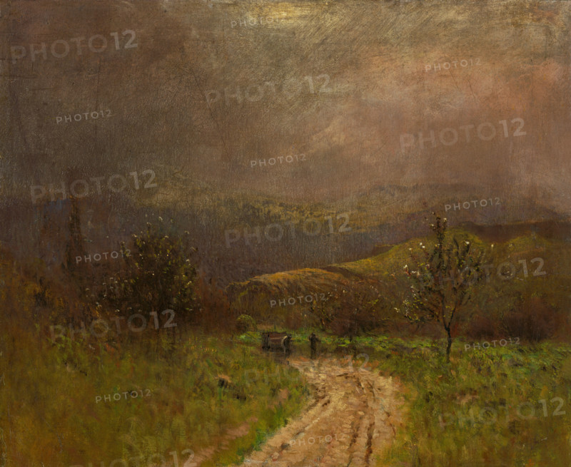 Autumn Landscape in the Early Evening, 1880-1900.