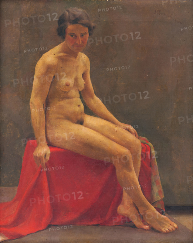 Seated nude, 1920.