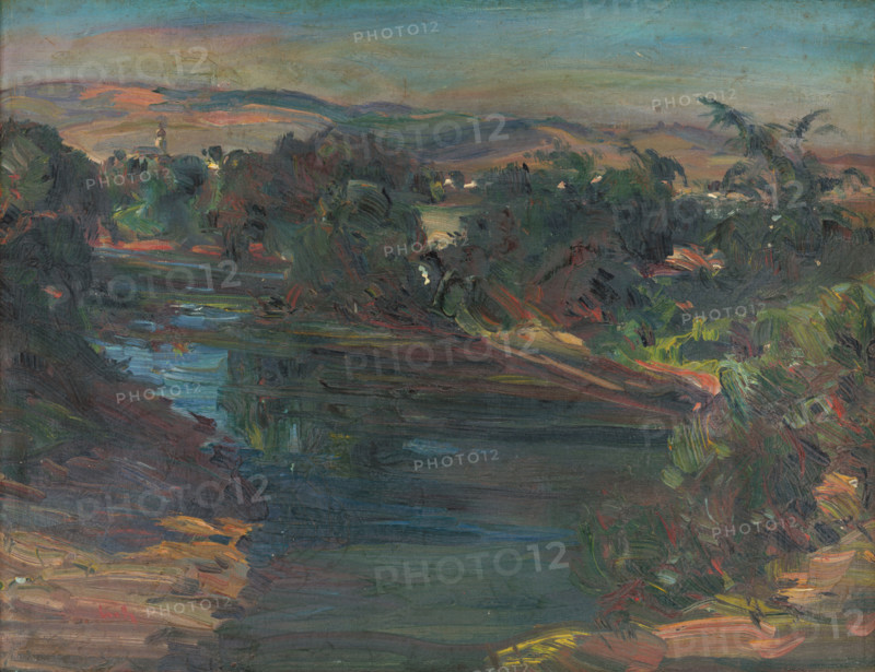 On the Ipel', c1935. The River Ipel' or Ipoly (Hungarian), is a tributary of the Danube.