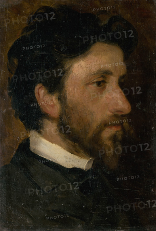 Head Study of a Man, around 1900.