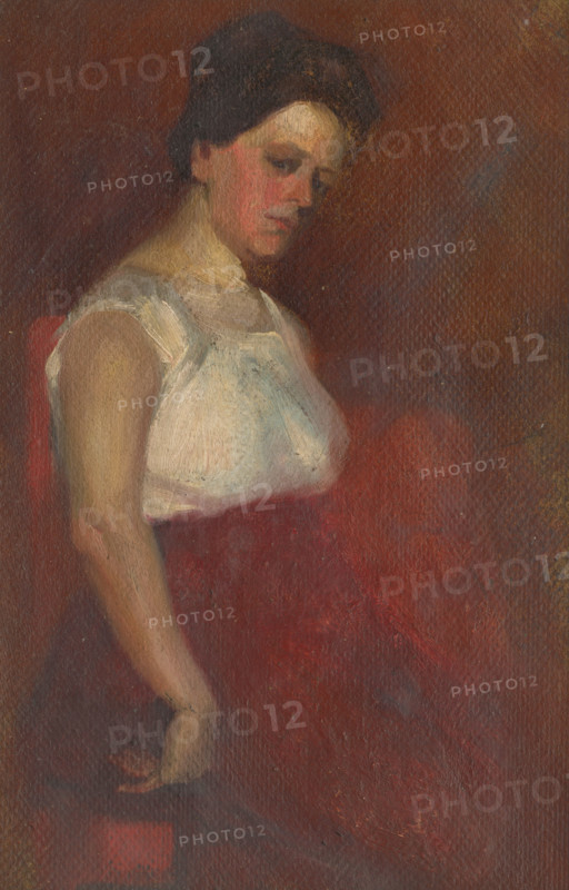Study of a Seated Woman, around 1900.