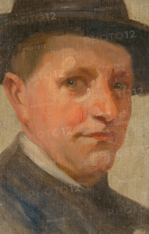 Head Study of a Man, around 1900.