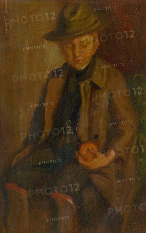 Boy with an Apple, around 1900.
