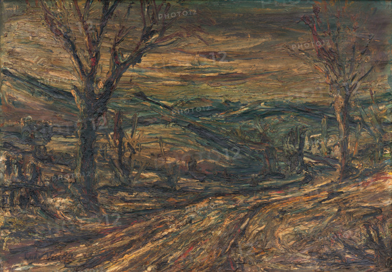 Landscape with trees, 1942.