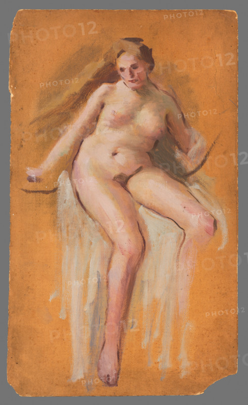 Study for the Painting 'Lady Godiva', 1895-1900.