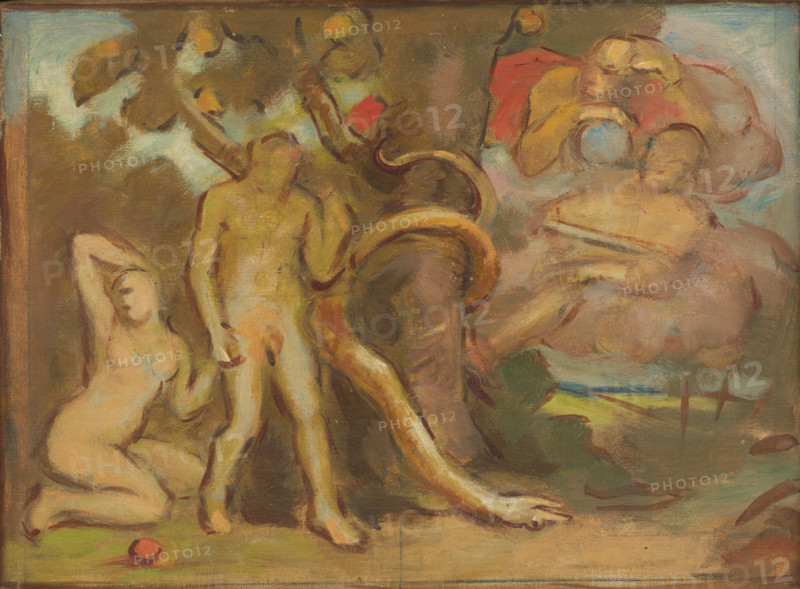 Temptation 'Adam and Eve', after 1900.