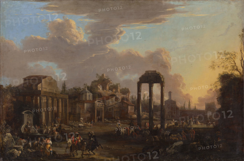 Campo Vaccino in Rome, 1710-1730.