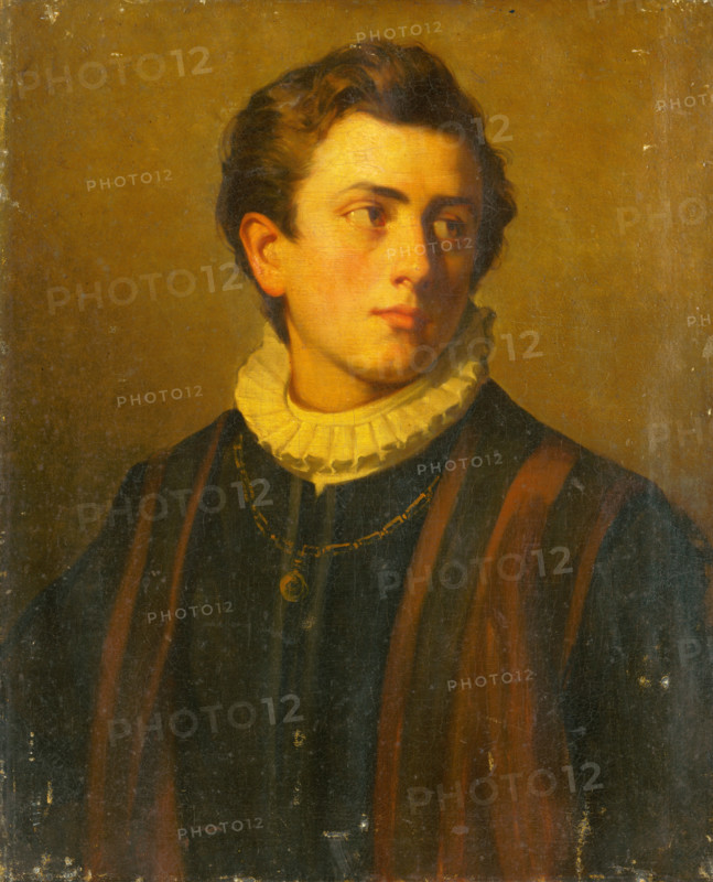 Portrait of a Young Man with a White Starched Collar, 1860-1890.