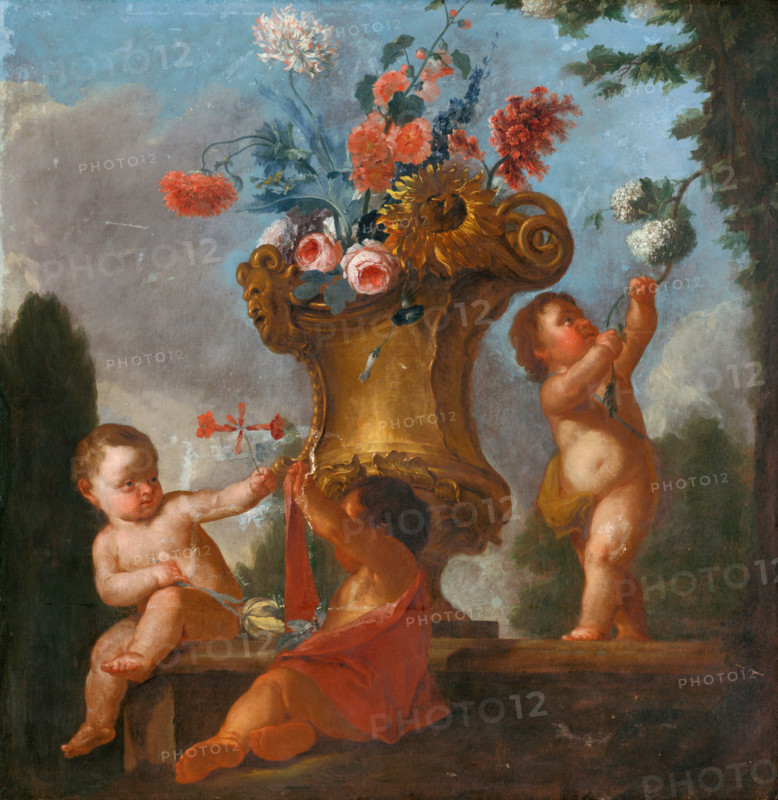Angels with a Vase I, 1730-1760.