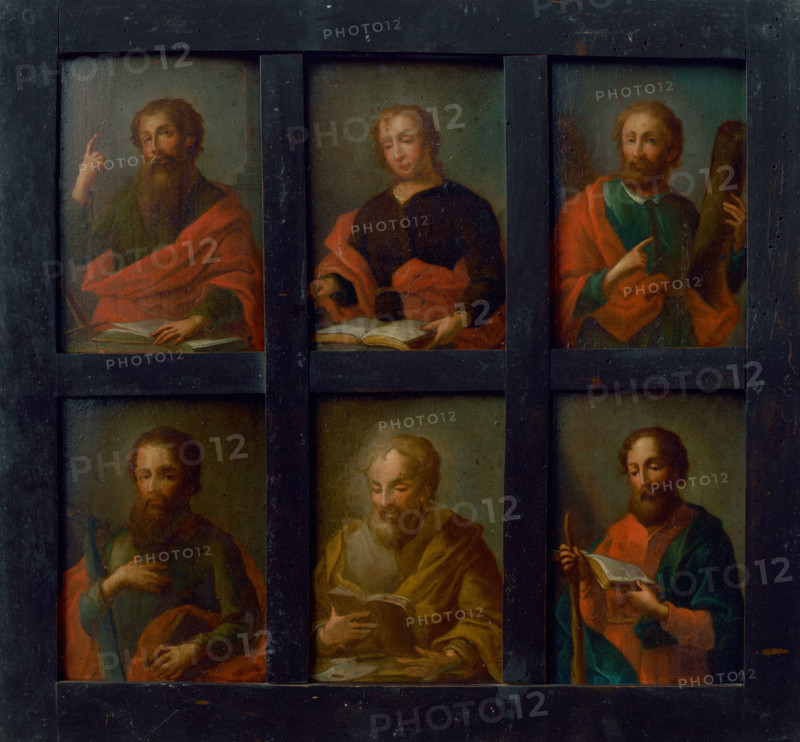 The Twelve Apostles - II, 1750-1760. Saints with their attributes