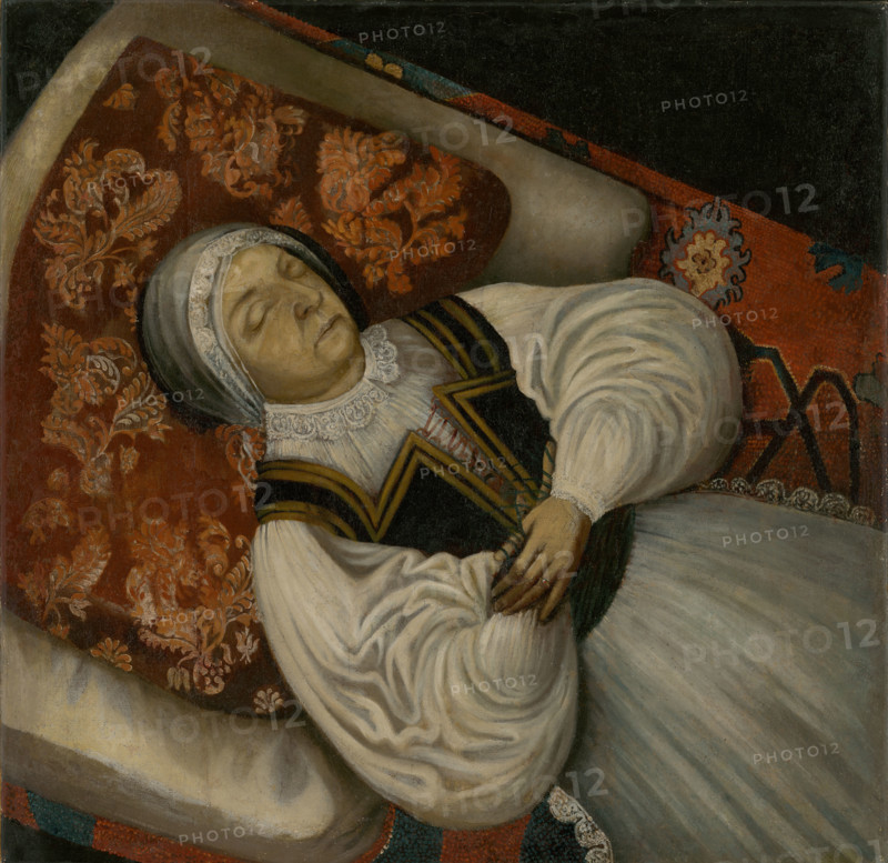 Mourning portrait of Catherine Horvath-Stansith, 1670-1700.