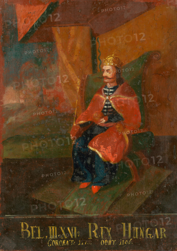 Béla III, 18th century. Inscription - Bel III.XVI.Rex Hungar Coronatus Obiit 1196