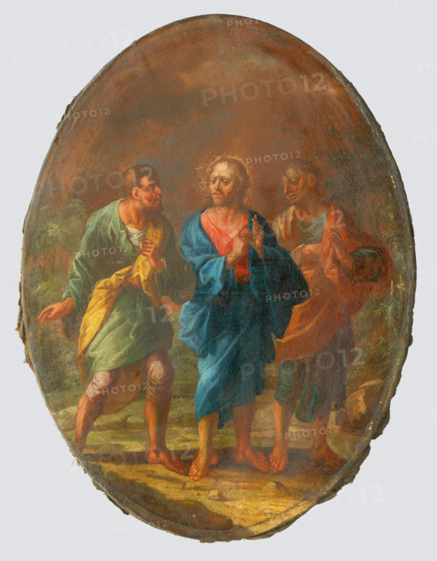 Christ on the Road to Emmaus, 18th century.