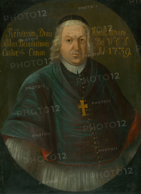 Jakub Jozef Repassy, Canon and Titular Abbot of Spis, 1739.Probably by Ján Gottlieb Kramer.