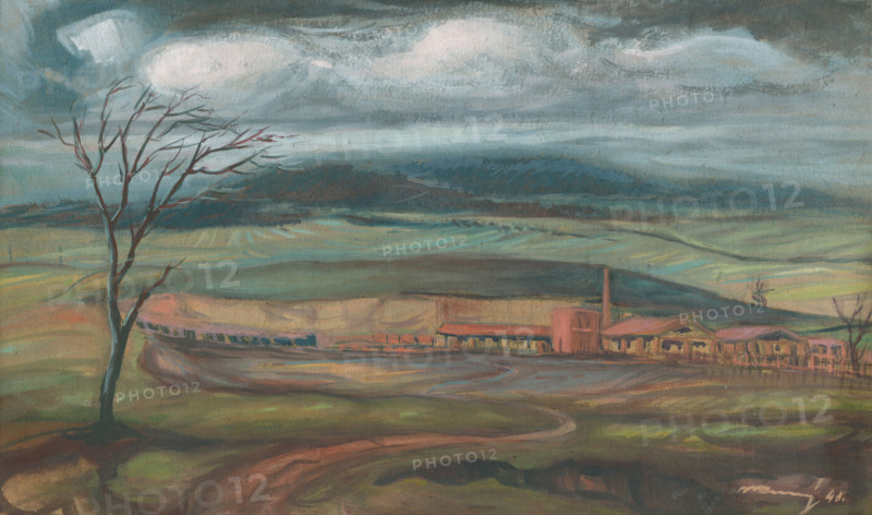 Brick factory near Kosice, 1948.