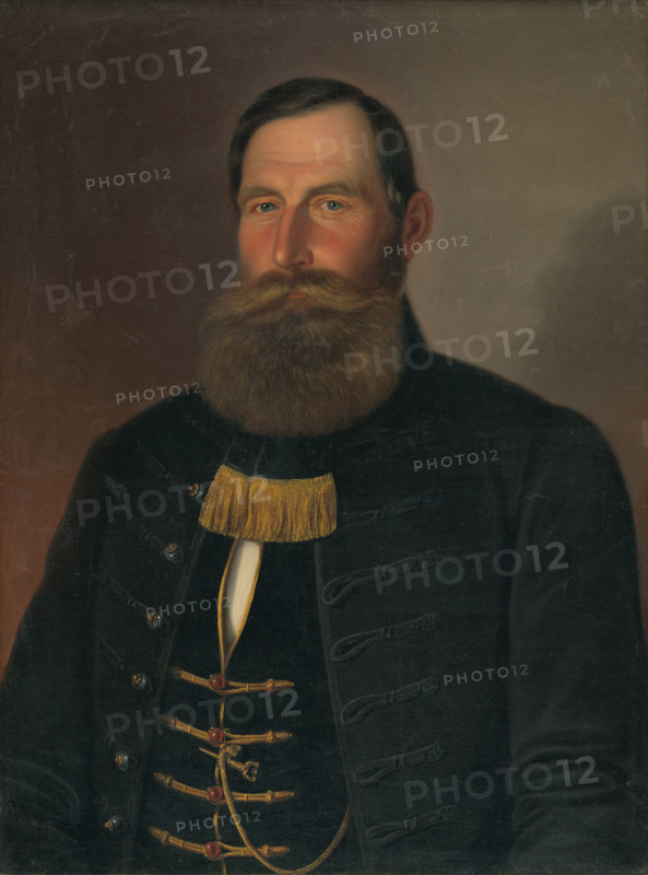 Portrait of a man with a beard and mustache, 1860-1865.