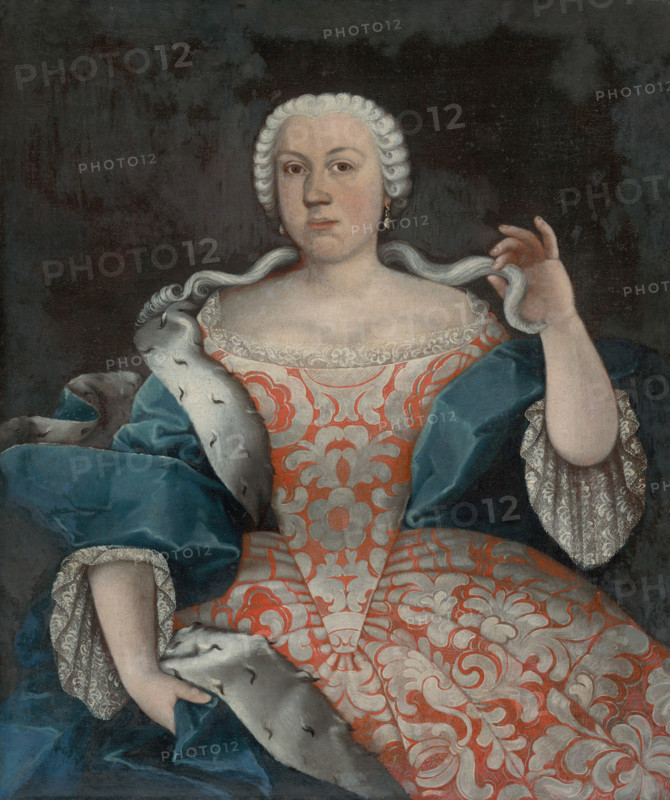 Portrait of a Young Zemianka, around 1740.