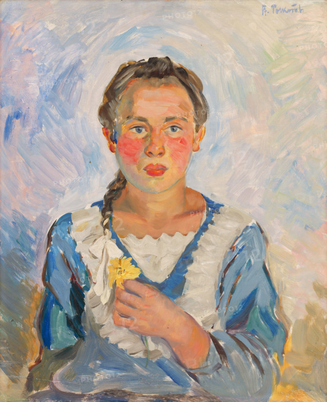 Girl from Nizný Hrabovec, 1942.