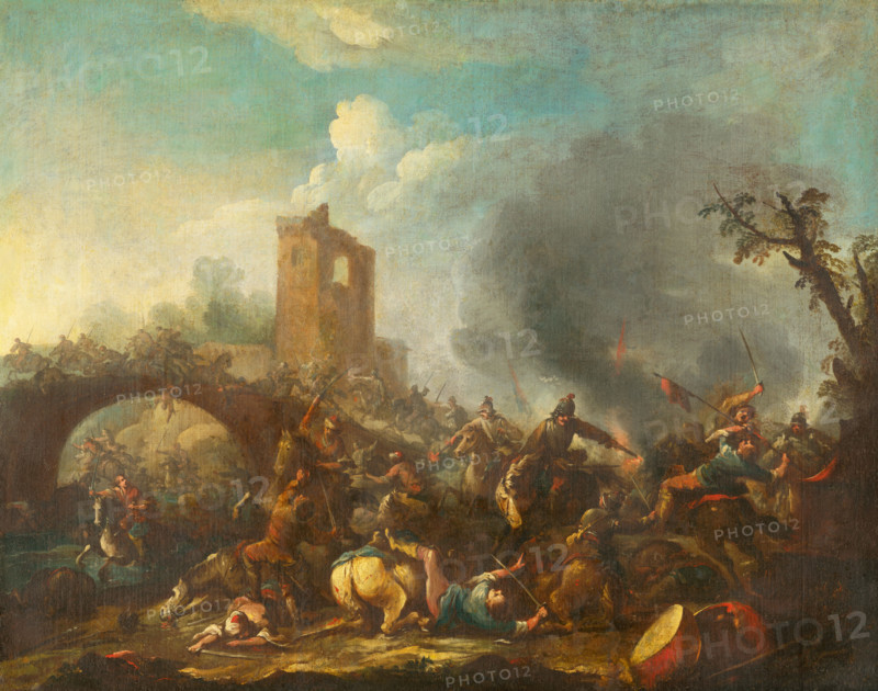 Battle Scene, 1740-1760.