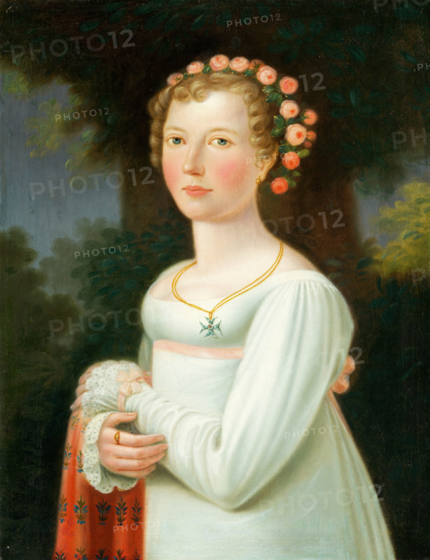 Portrait of a Girl in a White Dress, 1800-1820.