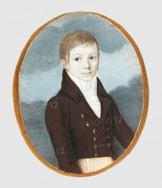Portrait of Baltazar Szirmay as a Child, around 1800.