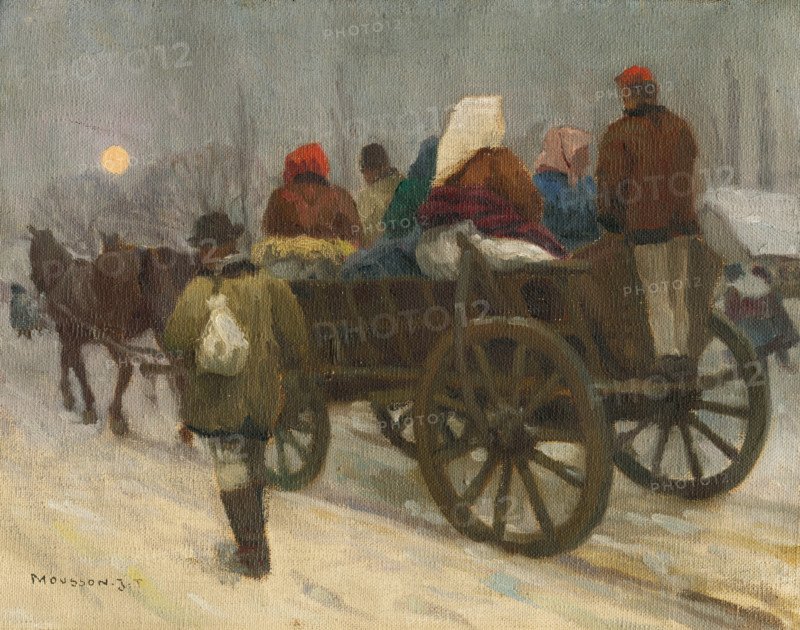 The road to market, c1925.