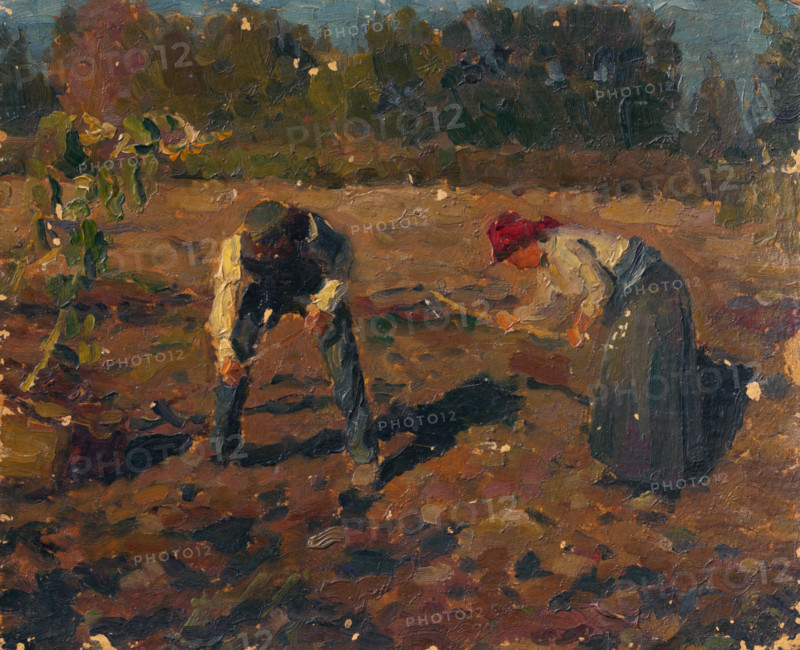 Potato Digging, around 1935.