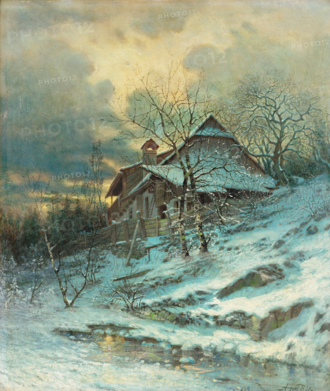 Winter scene, 1902.