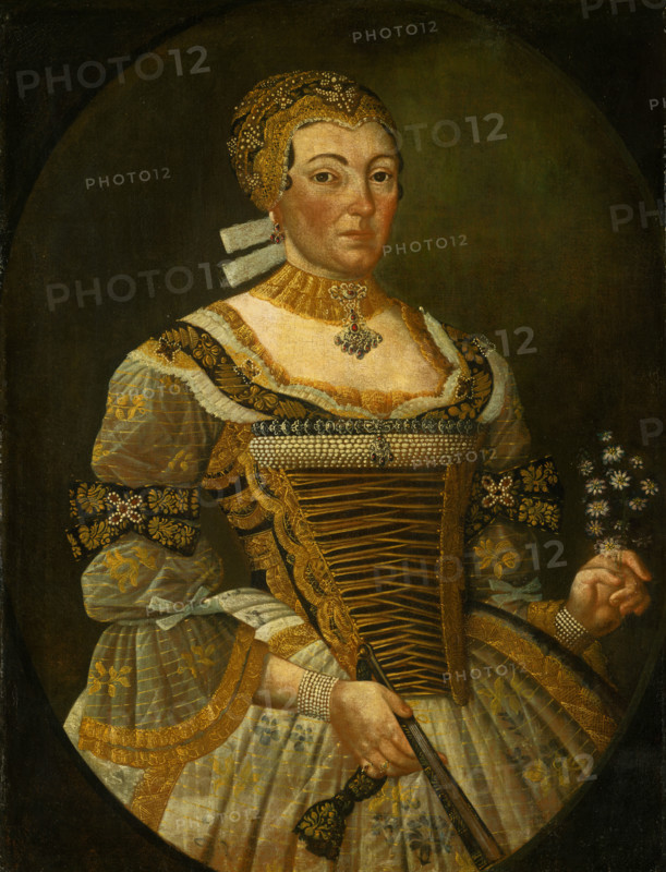 Portrait of a Zemianka, around  1750.