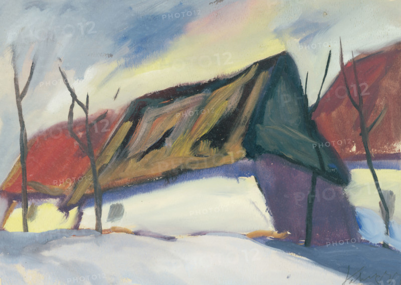 Village scene, c1930.