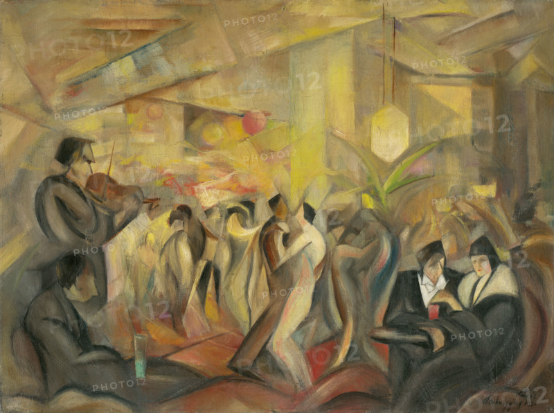 Parisian café, 1930.