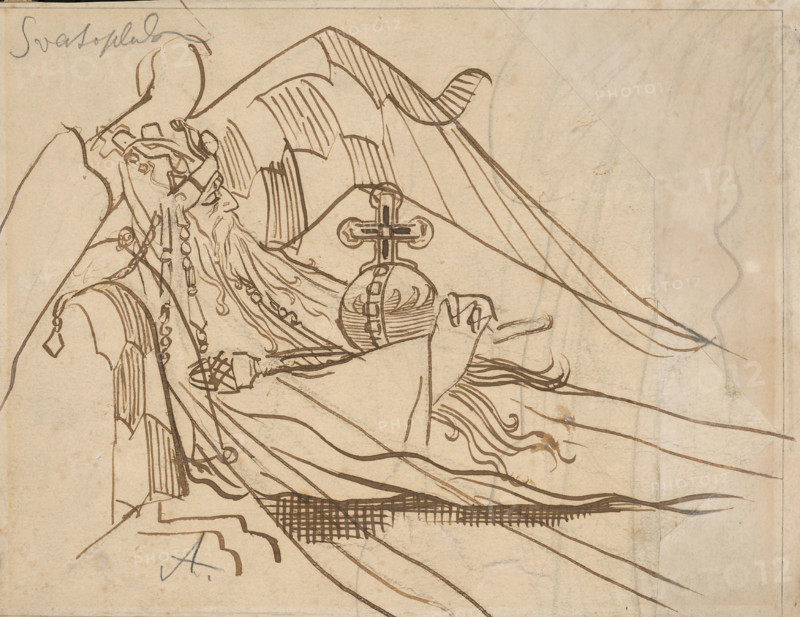 The Dying Svatopluk, 1880-1890.