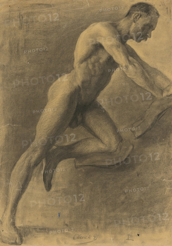 Study of a male nude, 1908.