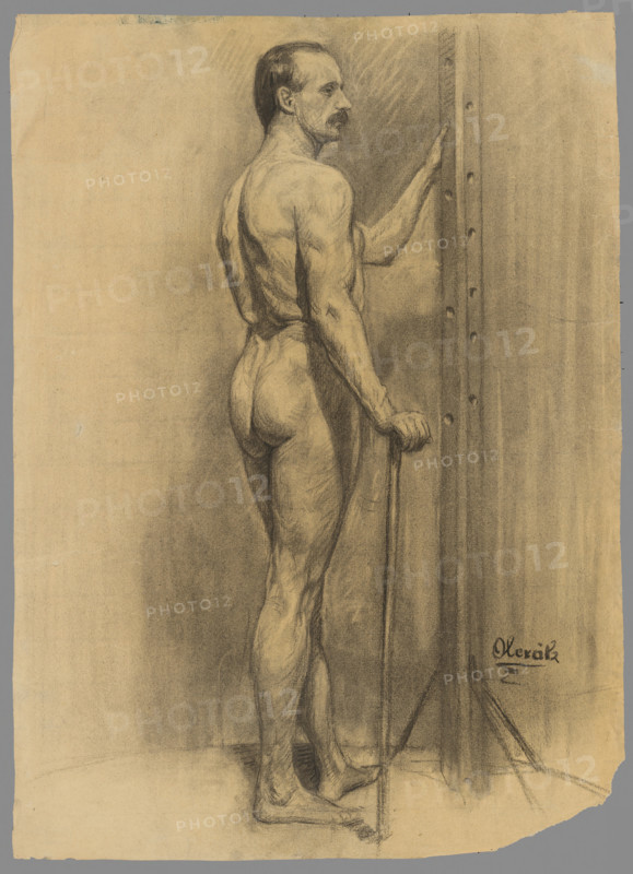 Study of a male nude, 1910-1920.