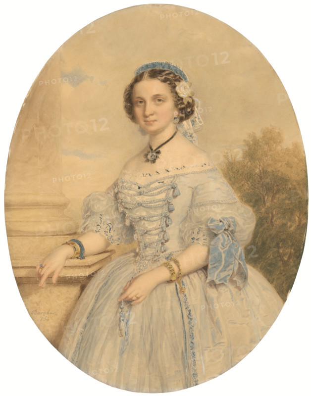 Portrait of a lady, 1860.