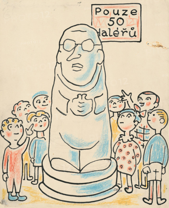 1. The Tale of the Dog and the Cat, around 1928. Additional Info: Illustrations for the book - Josef capek. Talking about a dog and a cat: how they farmed together and about all kinds of other things. [Prague] : Dr. O. storch-Marien, 1929.