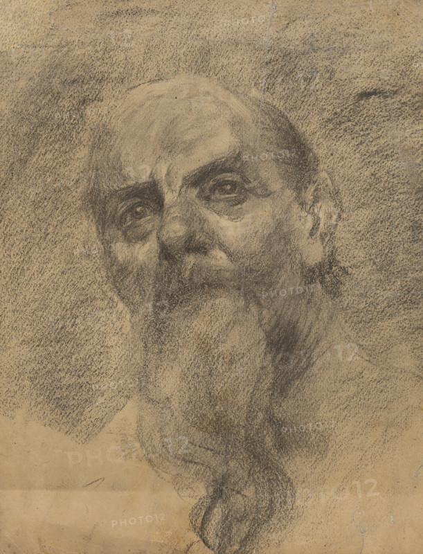 Study of a Man's Head, 1890-1900.