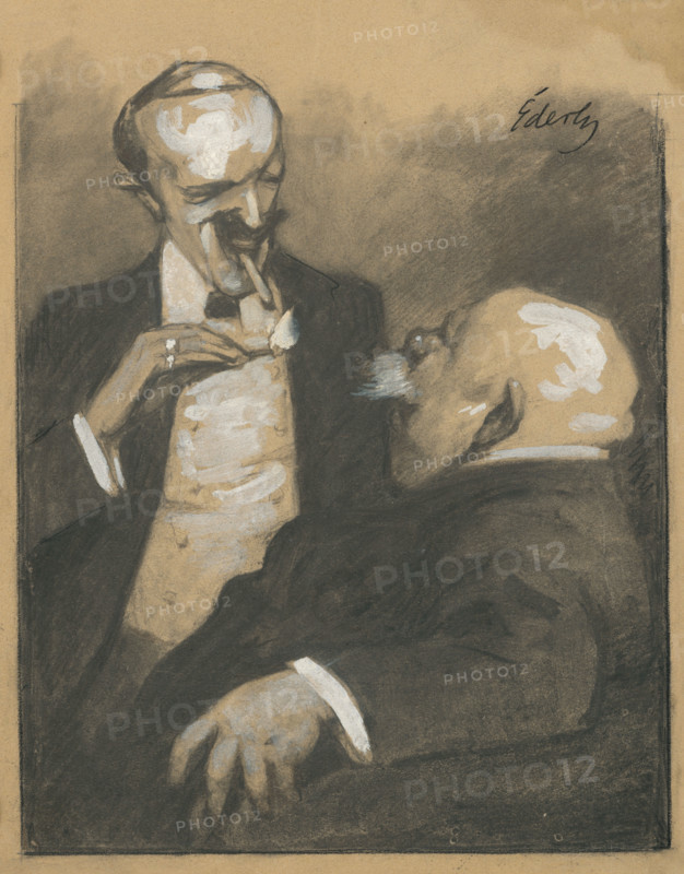Smoking men, 1893-1898.