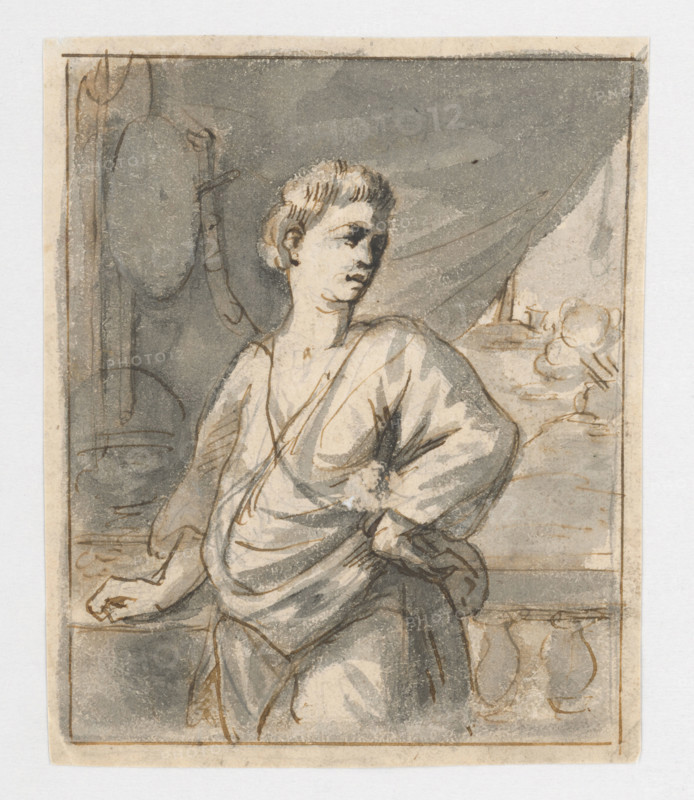 Study of a male portrait, 1701/1800.